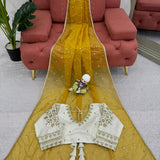 Looking Special Yellow Saree Collection