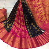 Moonga Soft Silk Saree