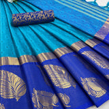 Launching mercerised cotton silk Saree