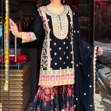 Glorious Designer Black Pakistani Suit