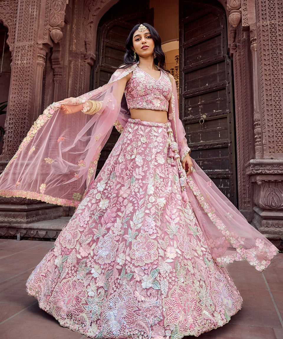 Glorious Wedding Embroidered Lehenga