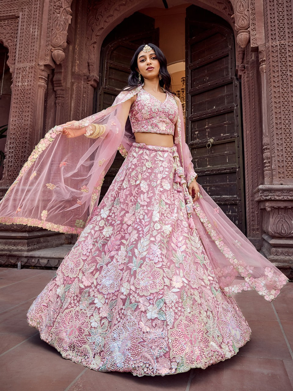Glorious Wedding Embroidered Lehenga