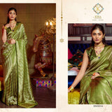 Shiny Soft Texture Weaving Satin Silk Saree