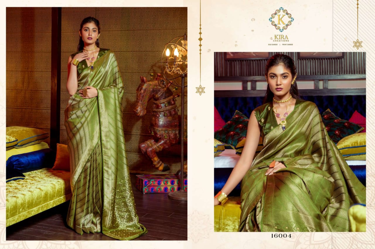 Shiny Soft Texture Weaving Satin Silk Saree