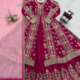 Crafted Designer Embroidered Top Lehenga