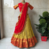 Attractive Kanjuvaram Silk Lehenga