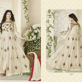 Avon 101 white anarkali suit