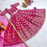 Beautifull Sequance Kids Lehenga Choli