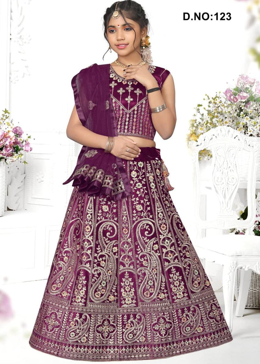 Kids Bridal Lehenga Choli