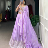 Lavender Bridesmaid Lehenga Choli Collection