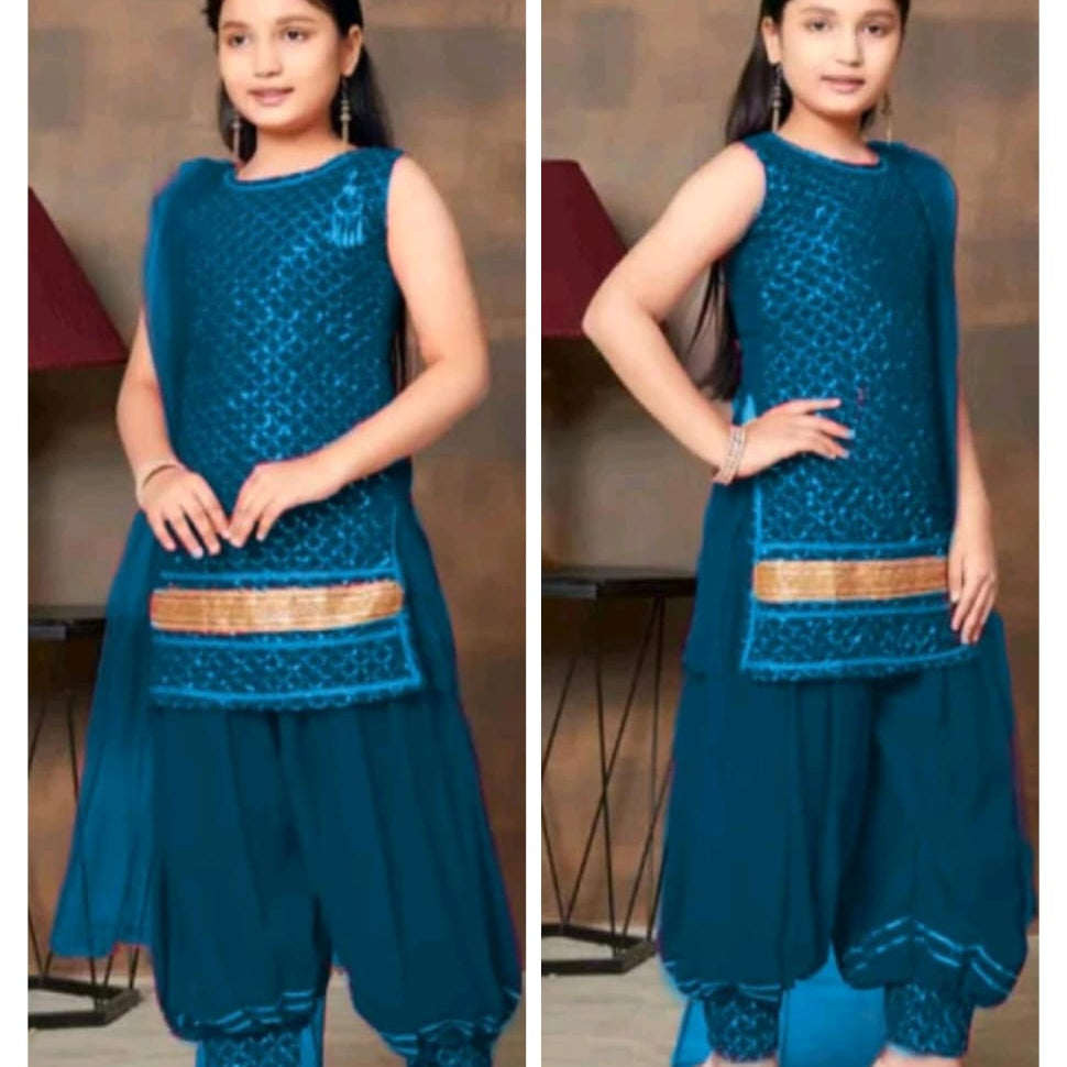 Trending Kids Patiyala Suit
