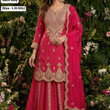 Bridesmade Soniya Chinon Top Plazzo