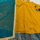 Mustard Designer Lehenga