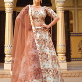 Exquisite Floral Print Lehenga