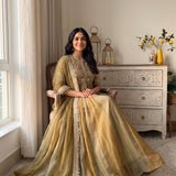 Classic Multi Colored Silk Gown