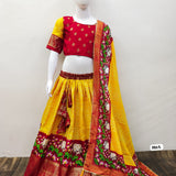 New Trending Zari Foil-Work Kalamkari Silk Stitched Lahenga Choli