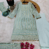 Gorgeous Sequance Sharara Suit