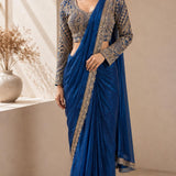 Trending Tissue Organza Saree Set