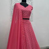 Heavy Embroidered Sequance Work Lehenga