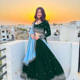 Heavy Georgette Embroidered Lehenga