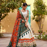 Ethnic Wardrobe Bandhej Lehenga Choli
