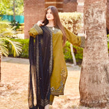 Heavy Roman Silk Designer Suit