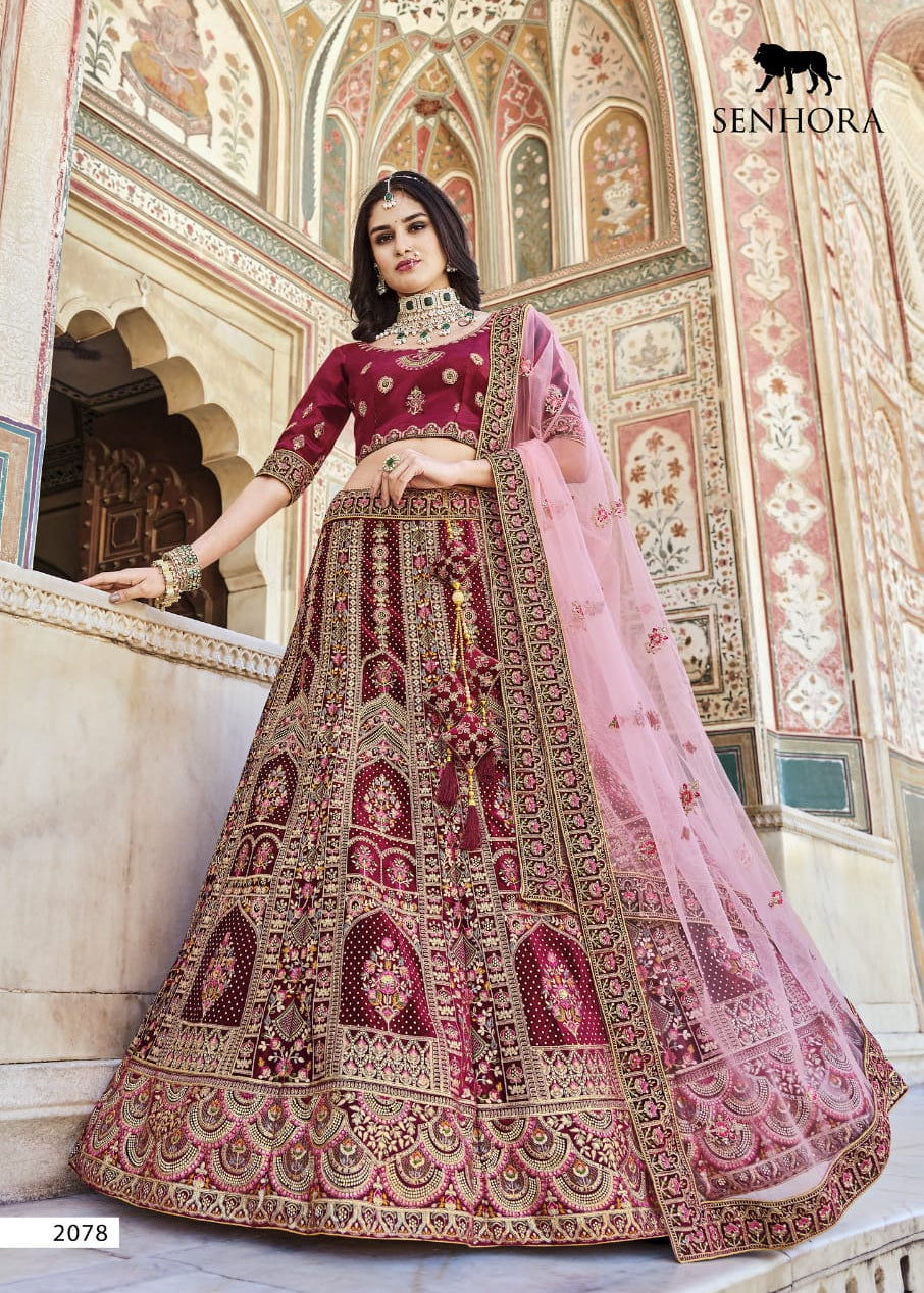 Crafting Dreams with Velvet Touch: Elevate Your Bridal Journey with Our Luxe Lehengas