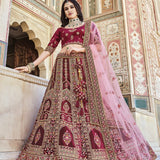 Crafting Dreams with Velvet Touch: Elevate Your Bridal Journey with Our Luxe Lehengas