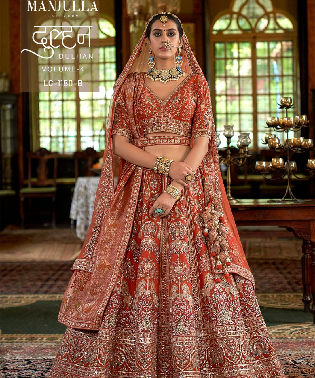 Manjulla Bridal Silk Tone Lehenga