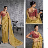 Kashira Exquisite Tissue Zari Saree
