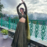 Designer Georgette Sequence Lehenga Collection