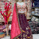 Treditional Grorgette Lehenga Choli