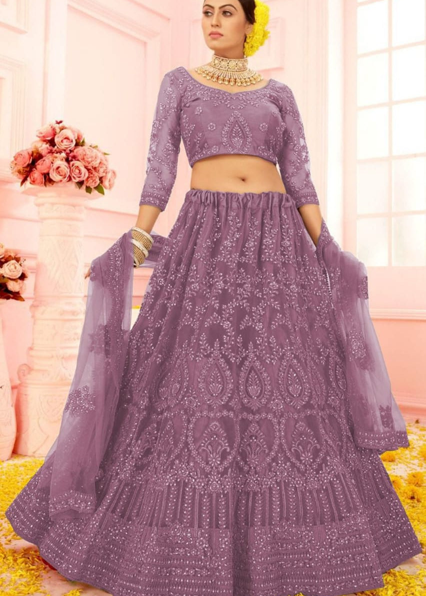 Wedding Net Lehenga Choli