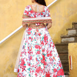 Graceful Art Silk Printed Lehenga