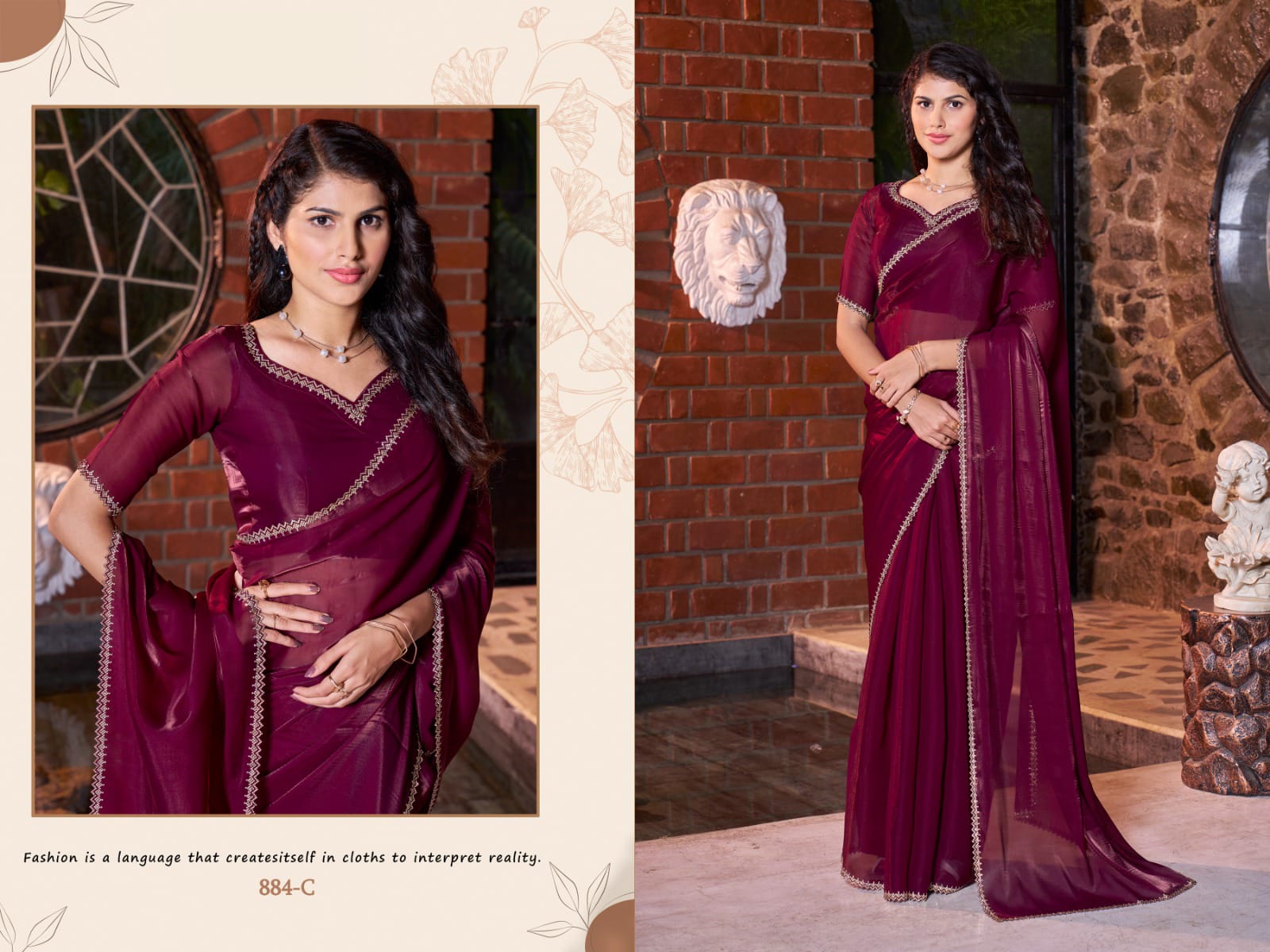 Designer Partylook Jimmy Silk Saree