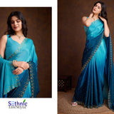 Trendy Swarovski Partywear Saree Collection