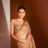 Beautifull Celebrity Sequance Saree