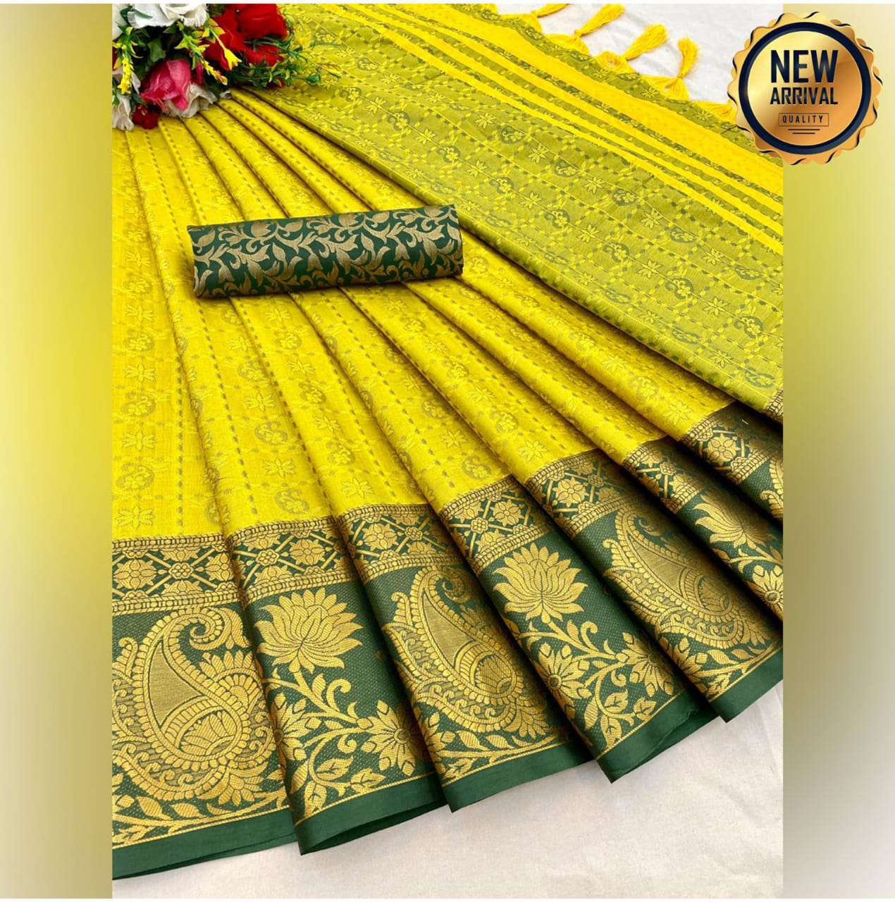 Exclusive Cotton Silk Weaving Saree