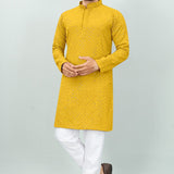 Traditional chikan work kurta