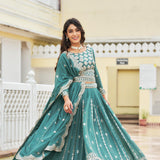 Heavy Faux Georgette Lehenga Choli