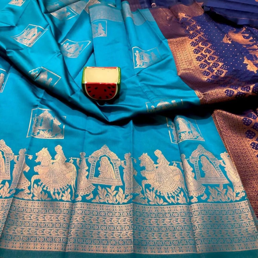 Kuber Elite Fancy Silk Saree