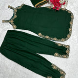 Stylish Green Kurti Pant Collection