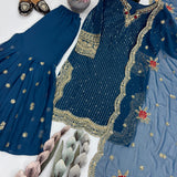 Premium Embroidered Straight Suit