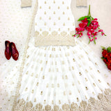 Pretty White Top Lehenga  Collection