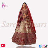 Premium  Bridal Velvet Wedding Lehenga