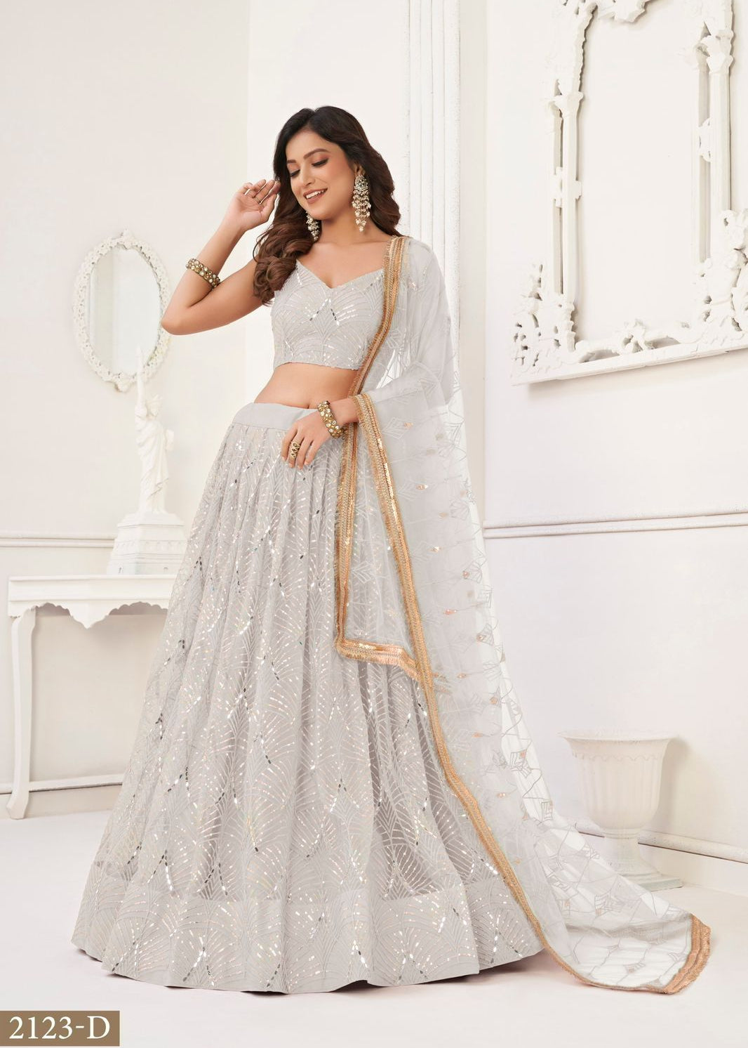 Butterfly Net Wedding Lehenga Choli