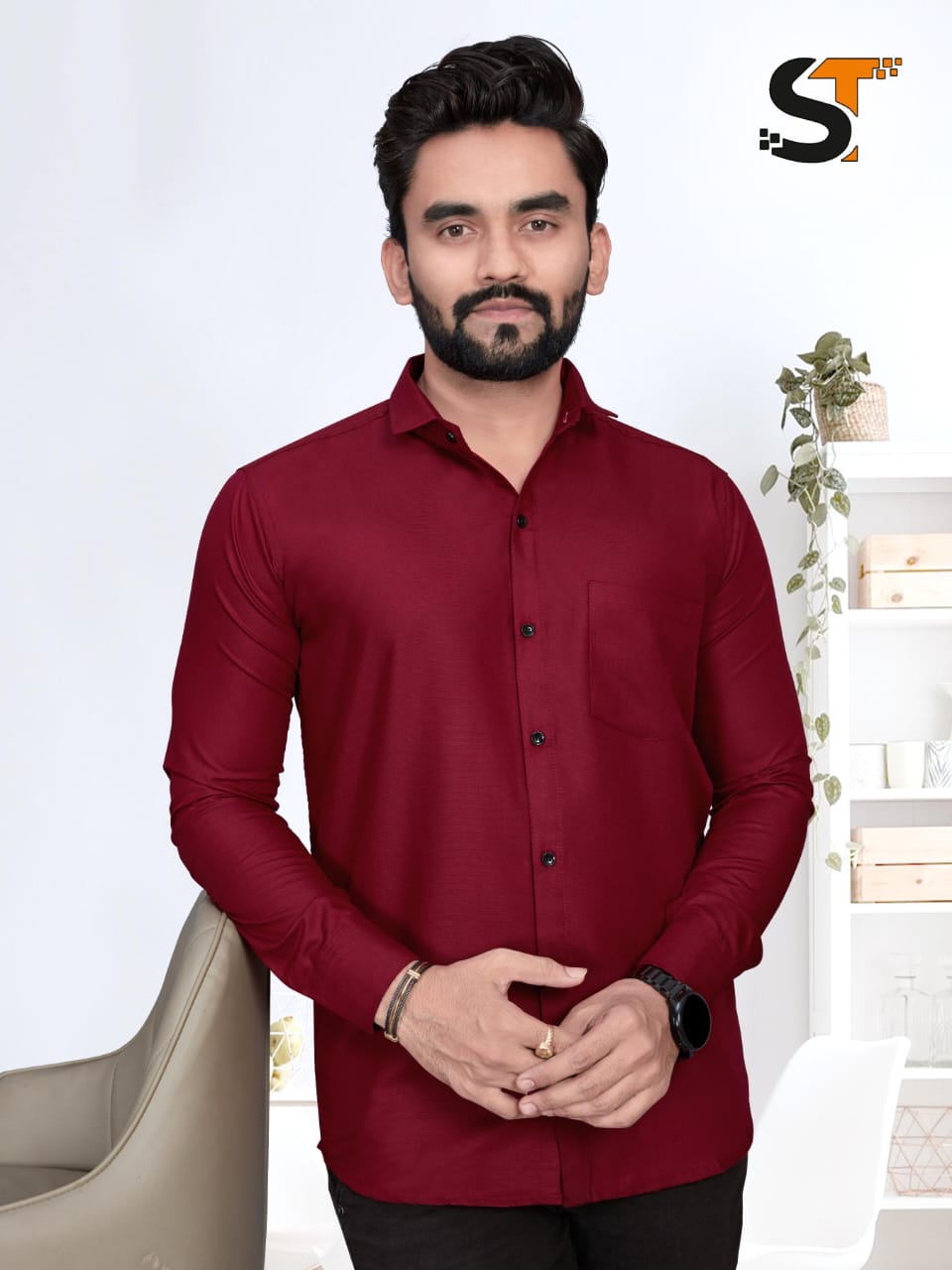 Men's Officewear Heavy Cotton Shirt