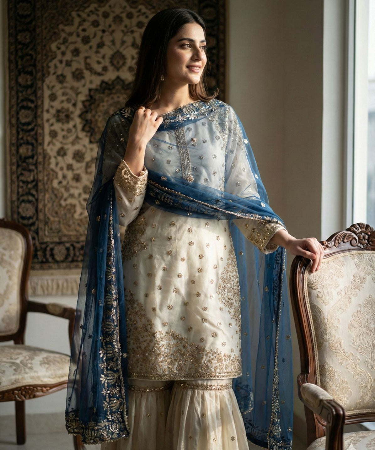 Eid Special Embroidered Straight Suit