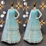 Launching New Designer Party Wear Look Top , Lehenga