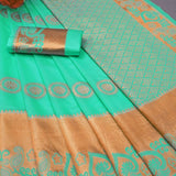 Beautifull Art Silk Jacquard Border Saree